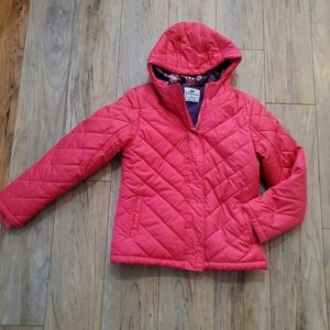 Slalom Girls Pink Puffer Jacket  L